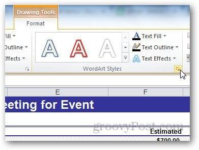 Vesileimojen tekeminen Excel 2010:ssä ja 2013:ssa