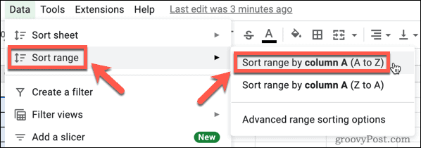 Hur man tar bort tomma rader i Google Sheets