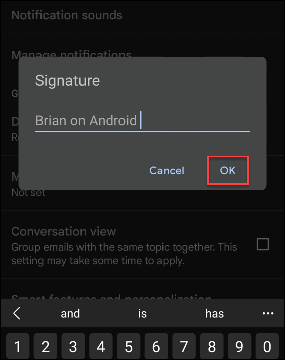 Hur man ändrar signatur i Gmail