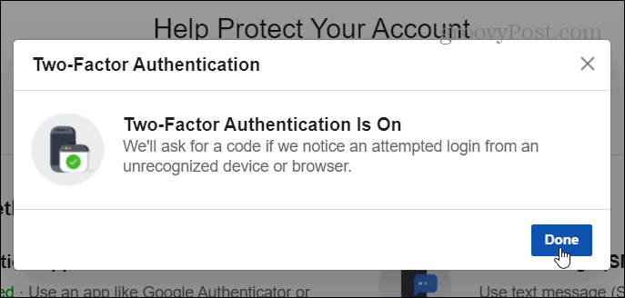 Як увімкнути двофакторну автентифікацію для вашого облікового запису Facebook