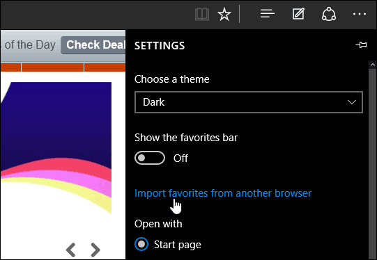 Імпортуйте закладки Chrome, IE або Firefox у застарілий Microsoft Edge