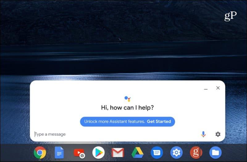 A Google Asszisztens bekapcsolása a Chromebookon most