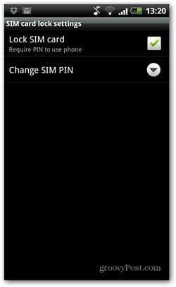 Android: як вимкнути або змінити PIN-код SIM-карти