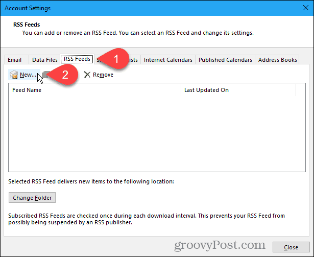 Hvordan legge til RSS-feeder til Microsoft Outlook