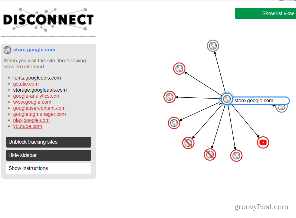 Disconnect — це розширення для веб-переглядача, яке допомагає підтримувати вашу конфіденційність в Інтернеті