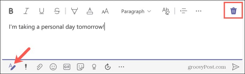 Slik sletter eller skjuler du en chat i Microsoft Teams