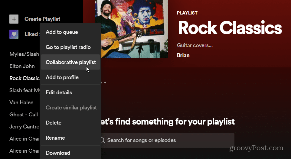 Hur man skapar en samarbetsspellista på Spotify