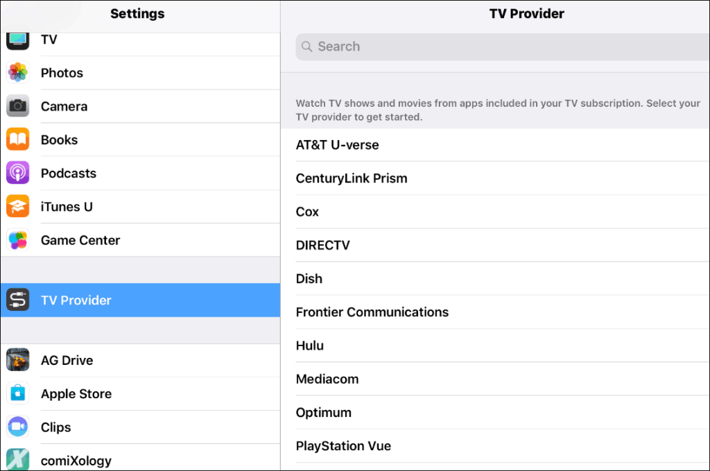 Mi az a TV Provider iOS rendszeren, és hogyan használhatom?