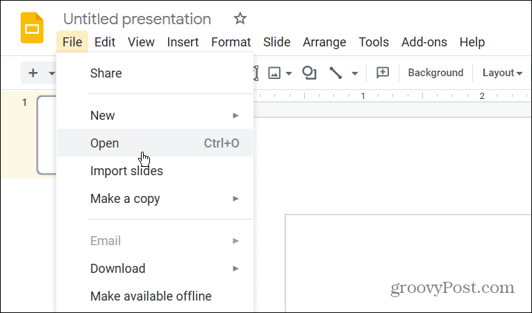 Hvordan konvertere en PowerPoint til Google Slides