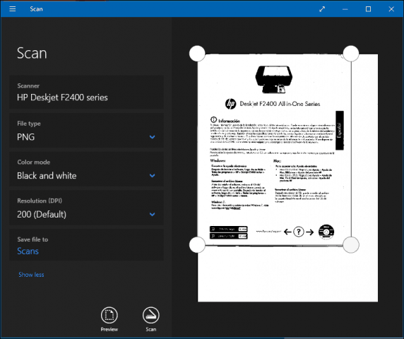 Jak skenovat dokumenty nebo fotografie v systému Windows 10