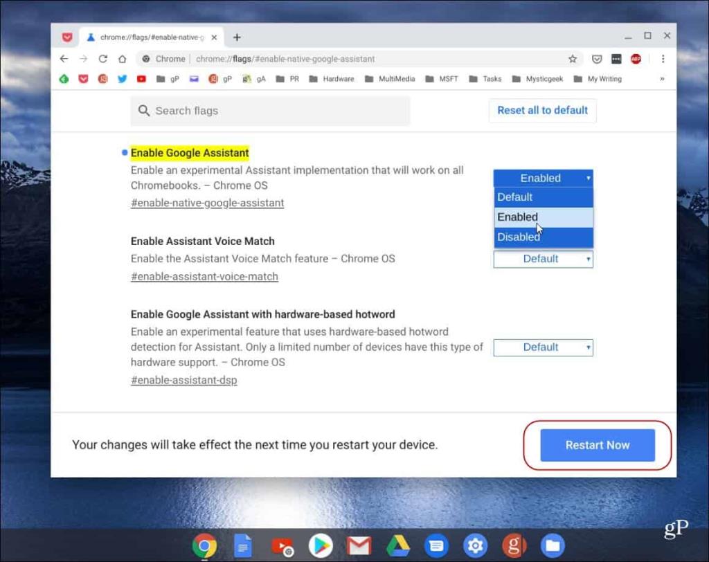 A Google Asszisztens bekapcsolása a Chromebookon most