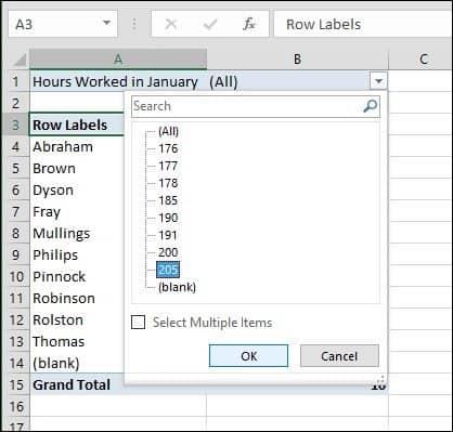 Hur man skapar en pivottabell i Microsft Excel