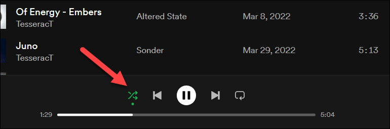 Så här fixar du att Spotify Shuffle inte fungerar