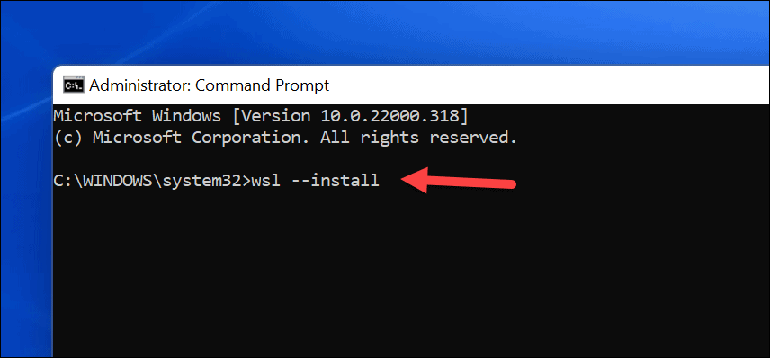 Hvordan installere Windows Subsystem for Linux i Windows 11