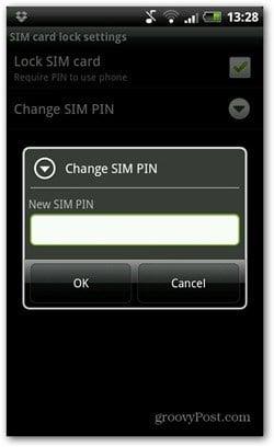 Android: як вимкнути або змінити PIN-код SIM-карти