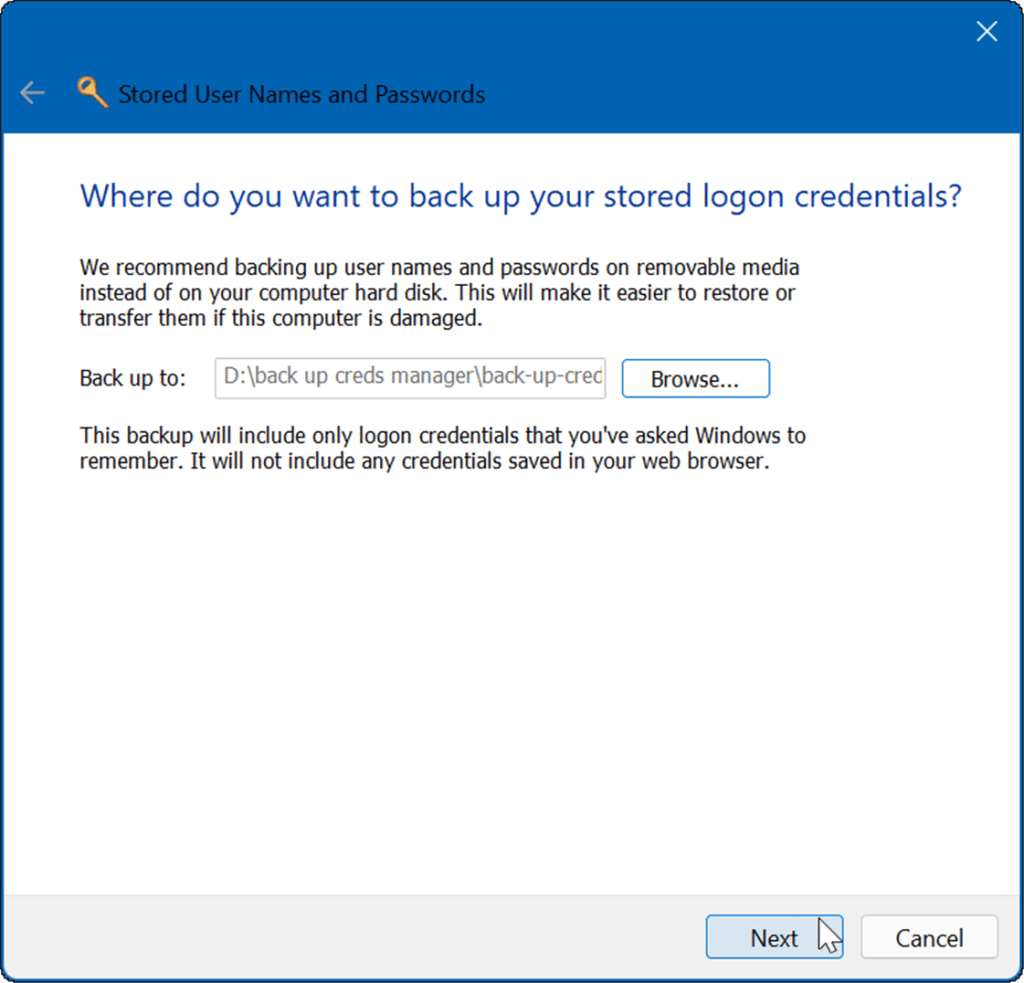 Slik bruker du Credential Manager på Windows 11