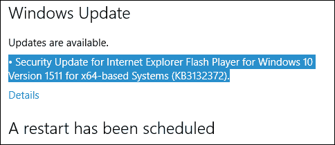 Microsoft rullar ut Windows 10 Adobe Flash Player Patch KB3132372 som nödsäkerhetsuppdatering