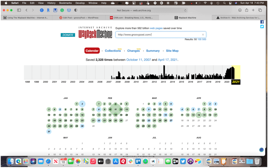 Mikä on Wayback Machine ja miksi se on hyödyllinen?