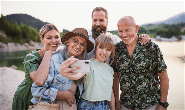 Hur man tar en selfie på Android