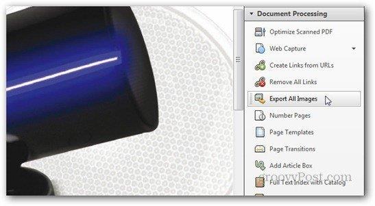 Adobe Acrobat Pro: Hur man extraherar bilder från en PDF