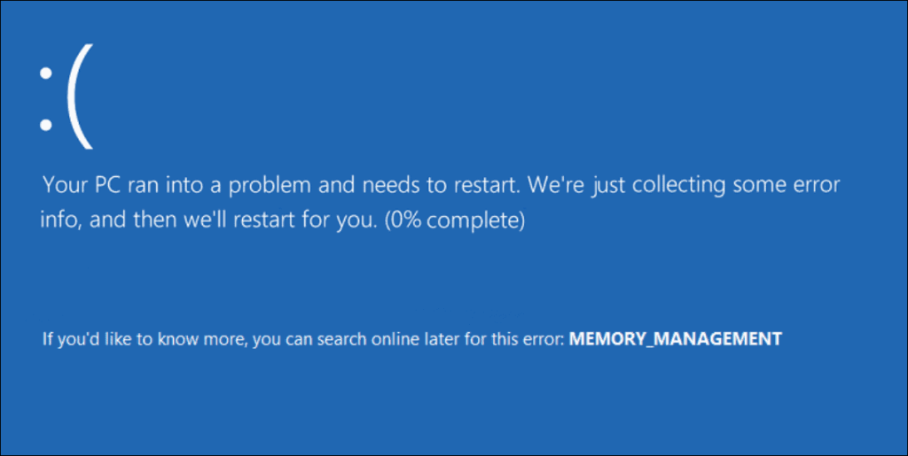 Windows 11 Stop Code Memory Management: 7 rettelser