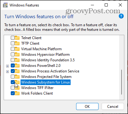 Ako nainštalovať podsystém Windows pre Linux v systéme Windows 11