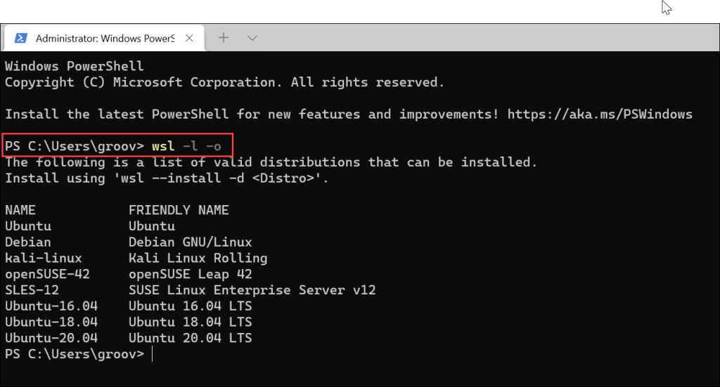 Hur man installerar Windows Subsystem för Linux i Windows 11