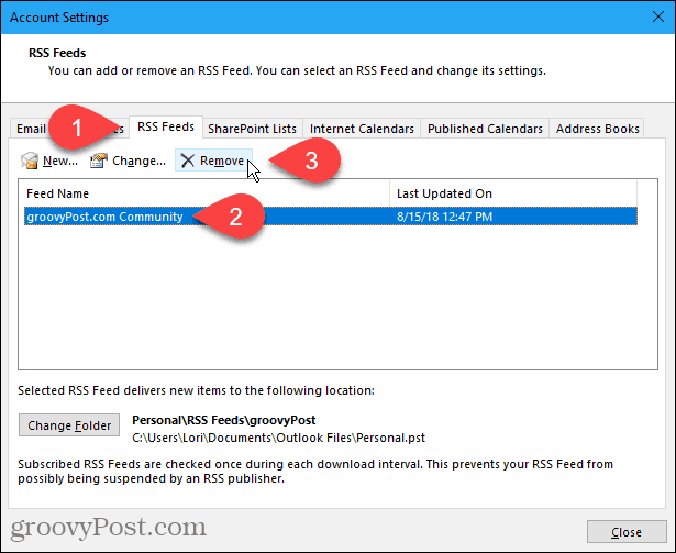 RSS-hírcsatornák hozzáadása a Microsoft Outlookhoz