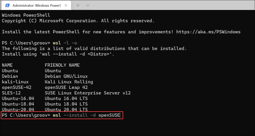 Hvordan installere Windows Subsystem for Linux i Windows 11