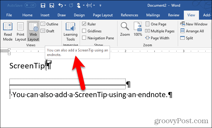 Jak pracovat s tipy v aplikaci Microsoft Word