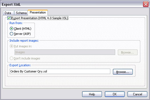 Eksporterer Access 2003-data til XML