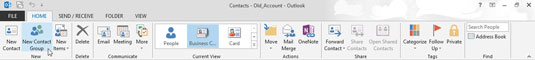 Hvordan opprette en kontaktgruppe i Outlook 2013