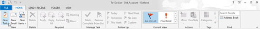 Kaip įvesti naujas užduotis „Outlook 2013“ užduočių modulyje