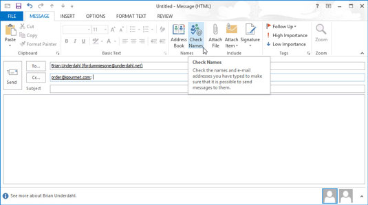 Com crear missatges de correu electrònic a Outlook 2013