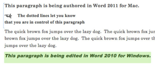 Kā rediģēt līdzautoru Word 2011 dokumentu