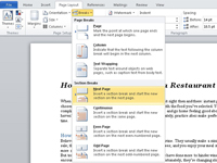 Slik sentrerer du en side i et Word 2010-dokument