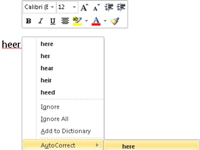 Si të përdorni funksionin e korrigjimit automatik të Word 2010