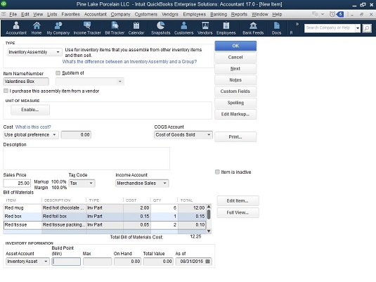 Brug af QuickBooks til at administrere lager i en produktionsvirksomhed