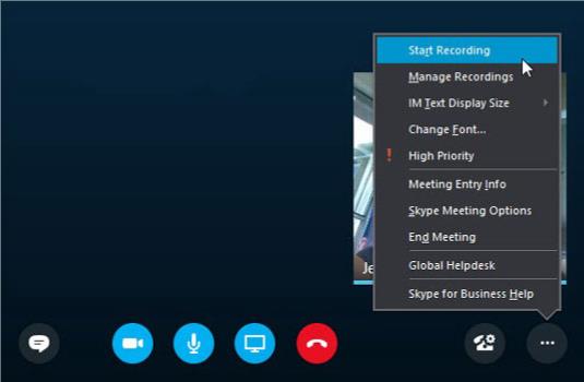 Hvordan ta opp Skype for Business Meetings