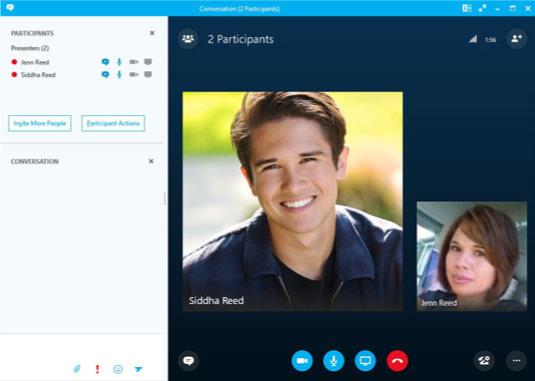 Profiilikuvat Skype for Businessissa