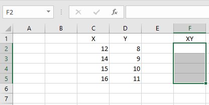 Savo statistinės analizės masyvo formulių kūrimas naudojant „Excel“.