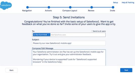 Com configurar Salesforce1 per a les vostres necessitats