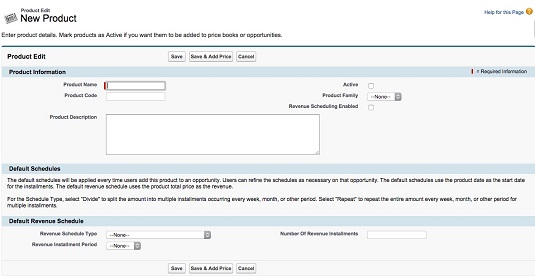 Com crear el catàleg de productes a Salesforce