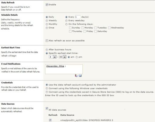 Actualitzeu les connexions de dades als llibres de treball de Power Pivot publicats