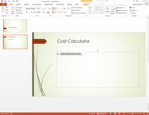 Com executar un programa mitjançant un hiperenllaç a PowerPoint 2013