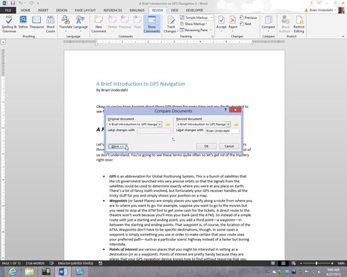 Πώς να συγκρίνετε έγγραφα στο Word 2013