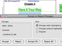 Jak používat značky revizí v aplikaci Word 2008 pro Mac