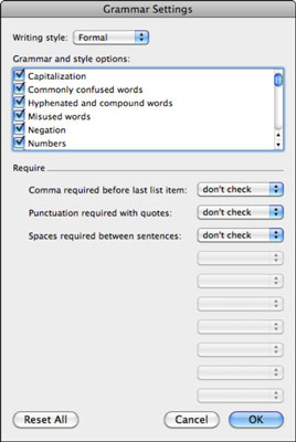 Válasszon írási stílust a Word 2011 for Mac alkalmazásban