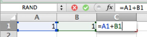 Si të shkruani një formulë manualisht në Excel për Mac 2011