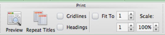 Hvernig á að prenta úr Excel í Office 2011 fyrir Mac